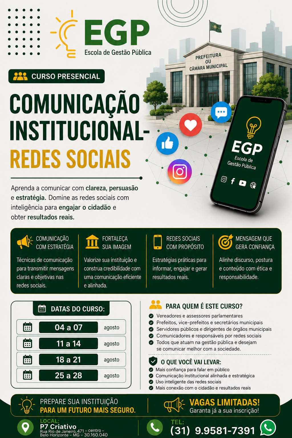 Curso Comunicação Institucional - Redes Sociais