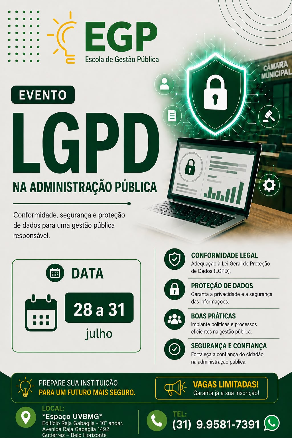 Evento LGPD na Administração Pública