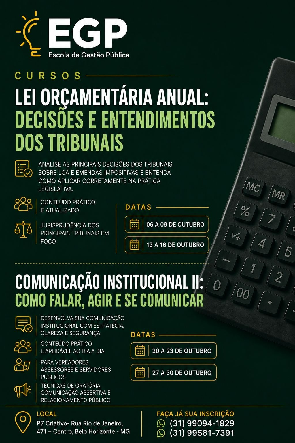 Curso Poder de Fiscalizar e Seus Limites — Maio